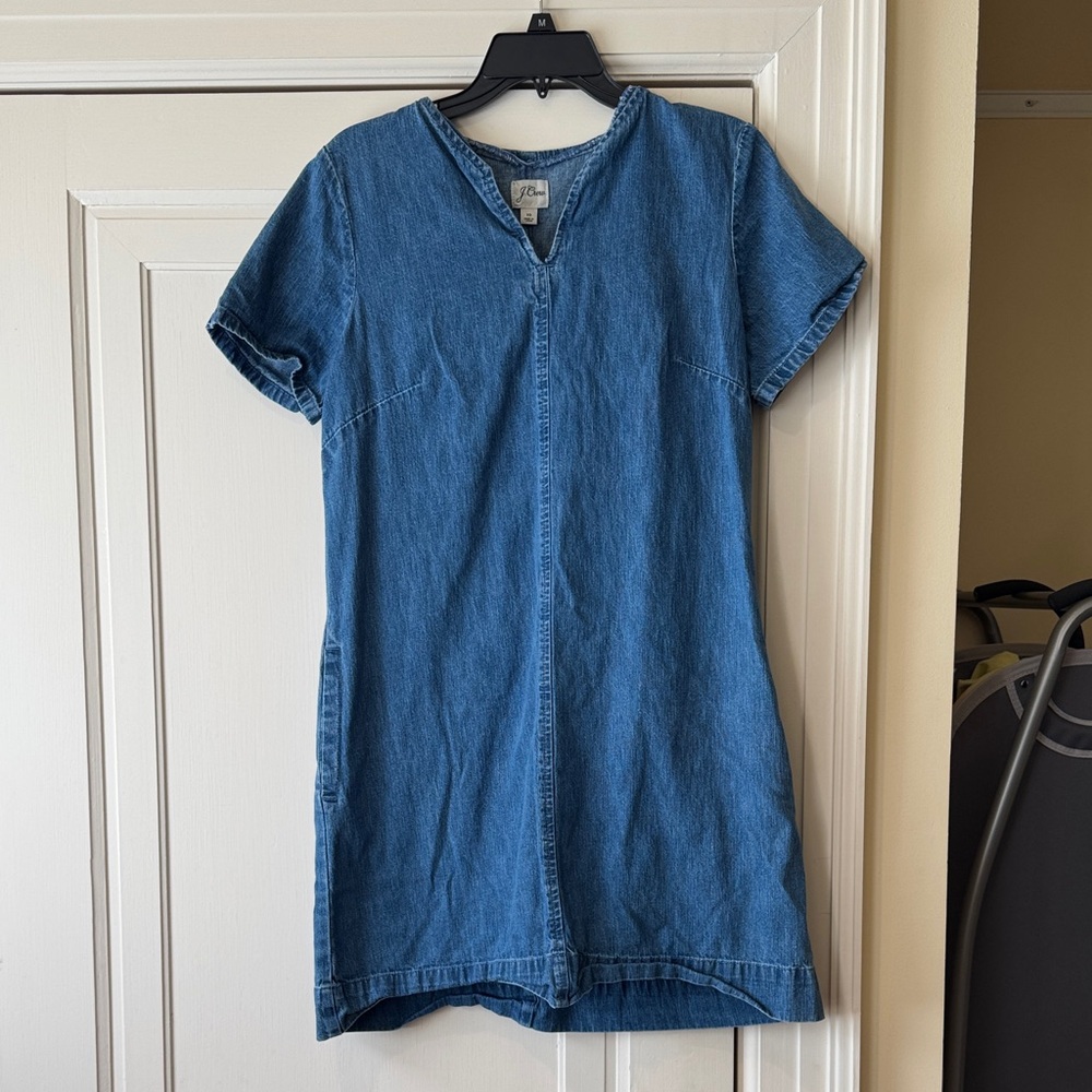 J. Crew Classic Blue Denim Top